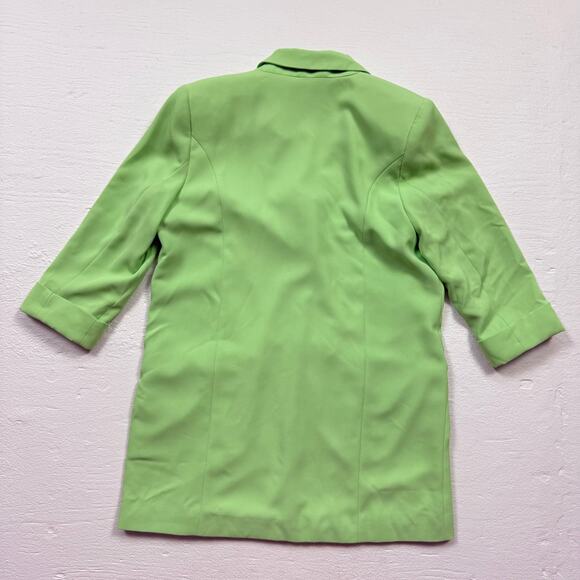 River Island Lime Green Oversized Blazer Jacket, Size 4 - Picture 7 of 7